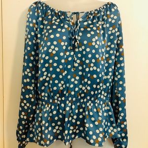 Ellen Tracy Peplum Blouse